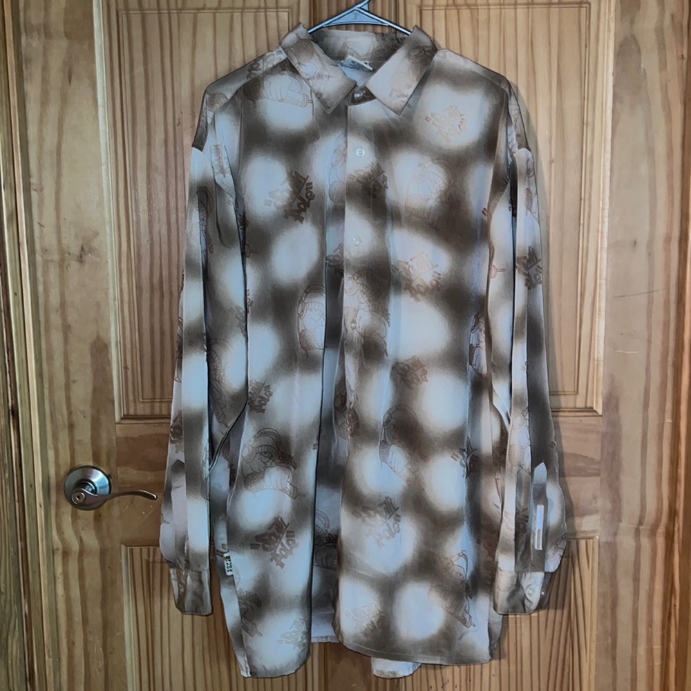 2000s SouthPole Graphic Button-Up Shirt